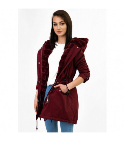 WARM TRANSITION PARKA BURGUNDY (W806) striukė