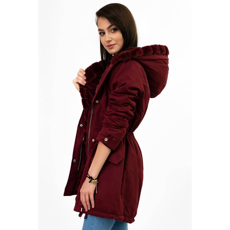 WARM TRANSITION PARKA BURGUNDY (W806) striukė