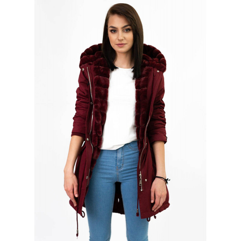 WARM TRANSITION PARKA BURGUNDY (W806) striukė