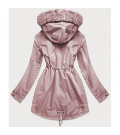 WARM TRANSITION PARKA POWDER PINK (W806) striukė