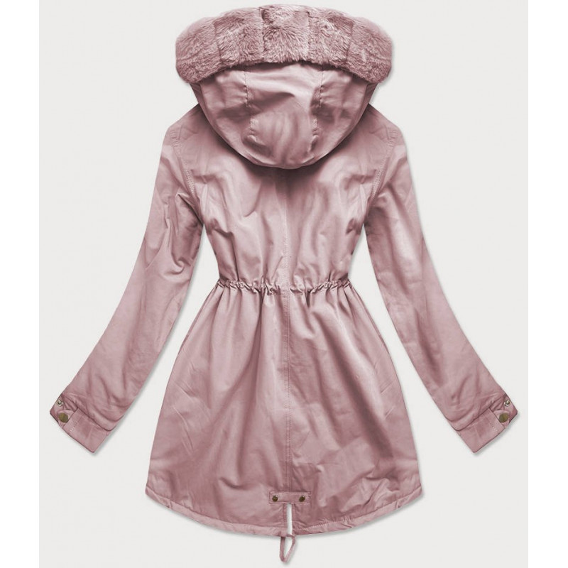 WARM TRANSITION PARKA POWDER PINK (W806) striukė