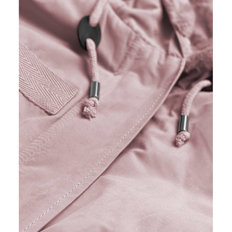 WARM TRANSITION PARKA POWDER PINK (W806) striukė