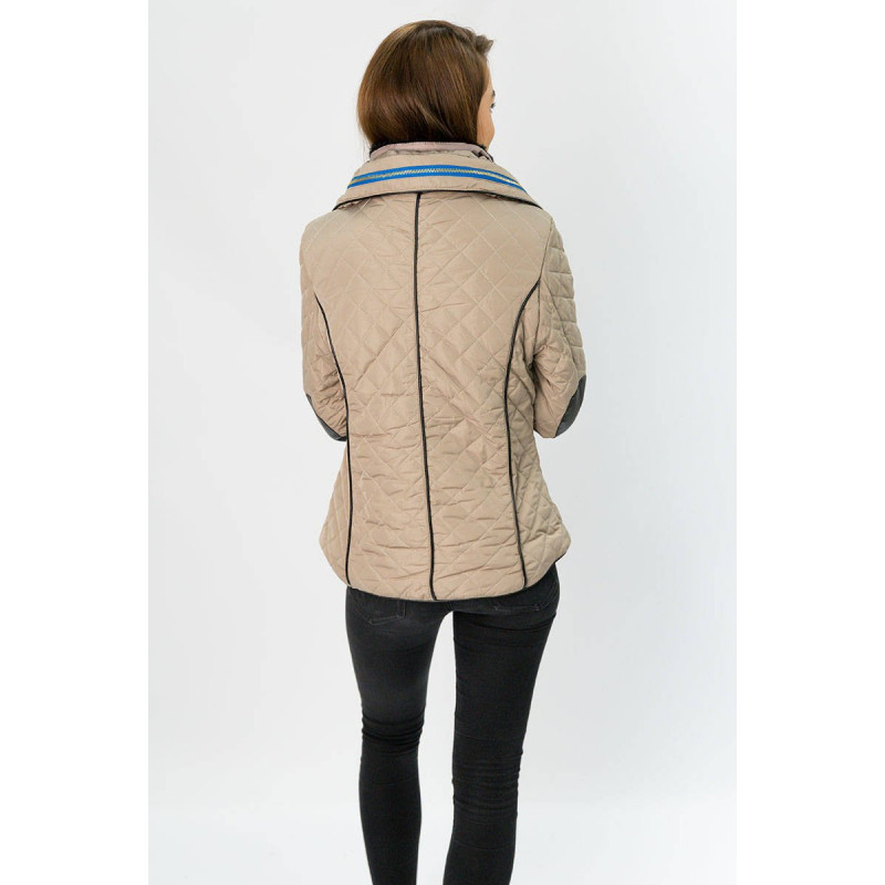 SHORT QUILTED JACKET BEIGE (WZ105) striukė