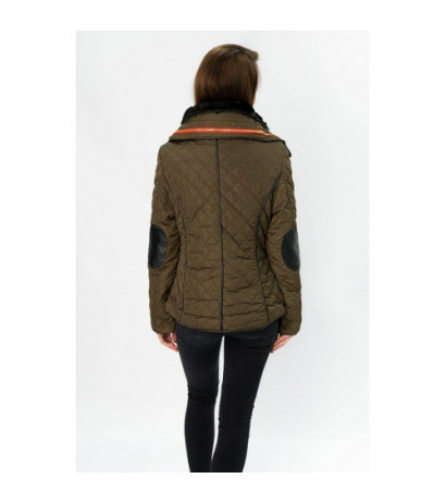 SHORT QUILTED JACKET BROWN (WZ105) striukė