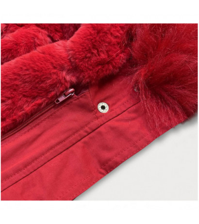 HOODED PARKA WITH LINER RED (7600) striukė