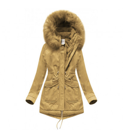 HOODED PARKA MUSTARD (7617) striukė