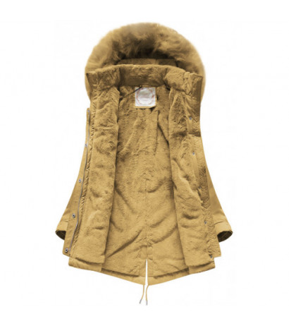 HOODED PARKA MUSTARD (7617) striukė