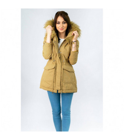 HOODED PARKA MUSTARD (7617) striukė