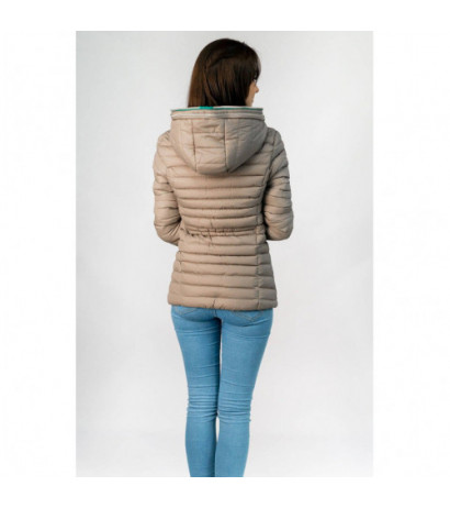 WARM HOODED JACKET COCOA (CX583W) striukė