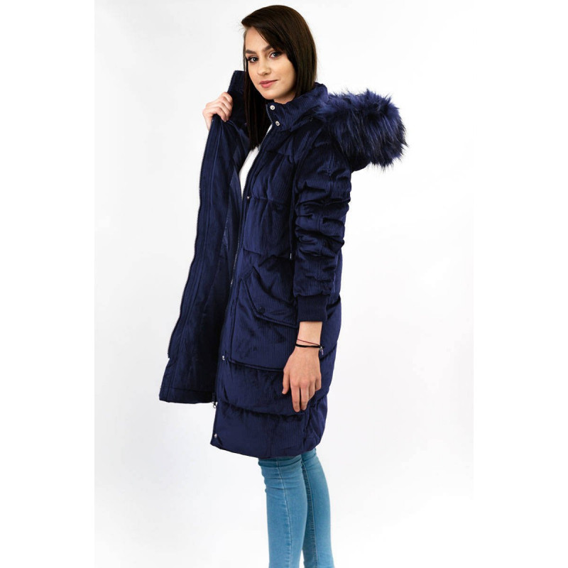 STRIPED JACKET WITH NAVY BLUE (7764) striukė