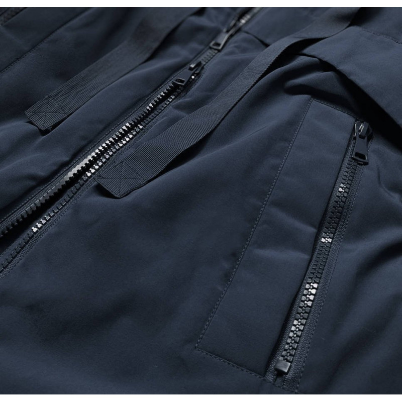 COMBINED MATERIAL JACKET NAVY BLUE (7708) striukė