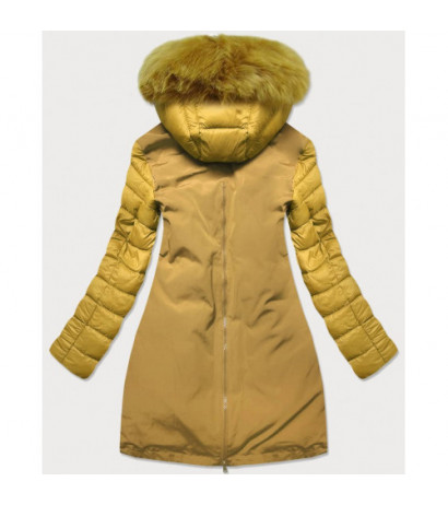 COMBINED MATERIAL JACKET YELLOW (7708) striukė