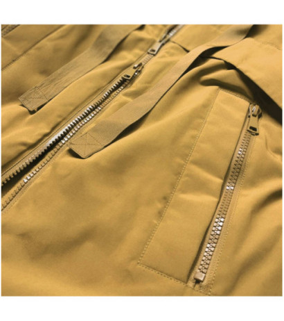 COMBINED MATERIAL JACKET YELLOW (7708) striukė