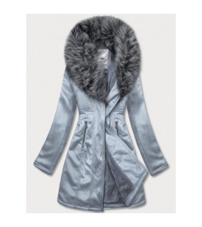 SUEDE JACKET WITH HEAT FUR (6517BIG) striukė