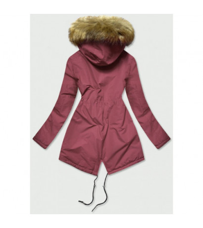 PINK PARKA JACKET (B2628) striukė