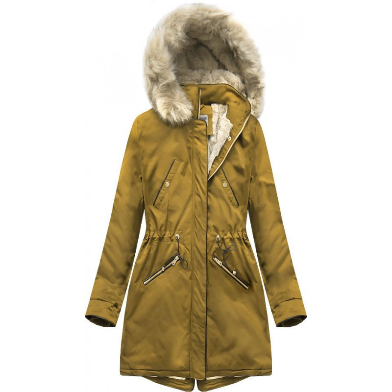 YELLOW PARKA (B2623) striukė