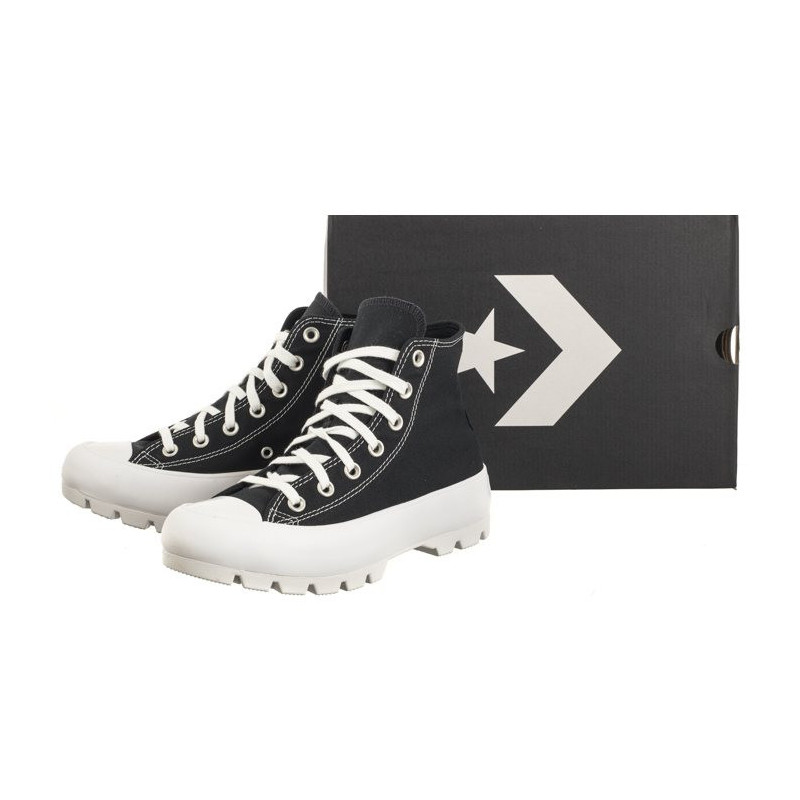 Converse CTAS Lugged Hi Black/White/Black 565901C (CO650-a) kingad