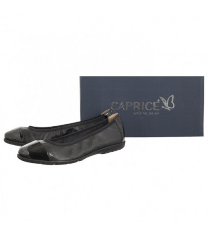 Caprice Czarne 9-22152-42 019 Black Comb (CP395-b) baleriinid