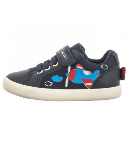 Geox B Gisli B.C - Canvas + Geobuck Navy/Red B451NC 01054 C0735 (GE141-a) spordijalatsid