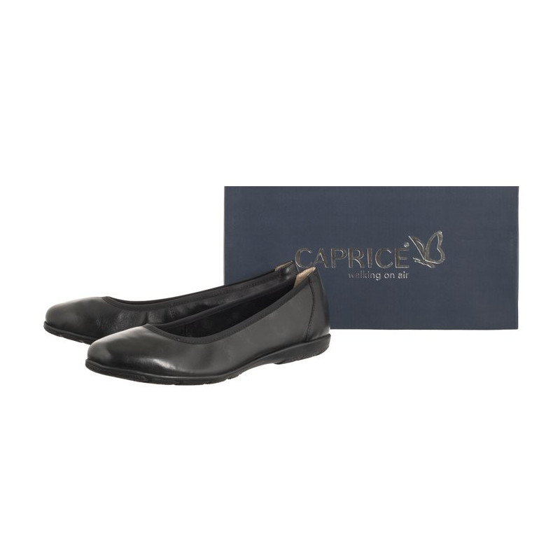 Caprice Czarne 9-22150-42 022 Black Nappa (CP398-a) baleriinid