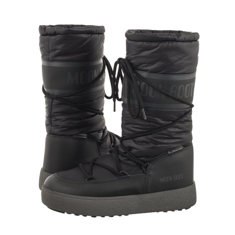 Moon Boot MB Ltrack High Nylon WP Black 24500700001 (MB65-a) saapad