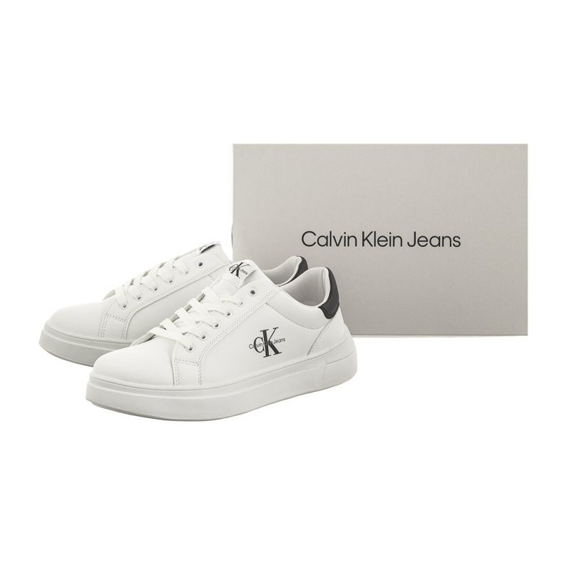 Calvin Klein Low Cut Sneaker V3X9-80876-1355 X002 White/Black  (CK468-a) kingad