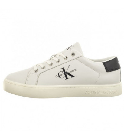 Calvin Klein Classic Cupsole Laceup Low Lth Bright White YM0YM00491 YAF (CK363-b) spordijalatsid