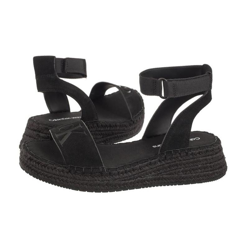 Calvin Klein Sporty Wedge Rope Su Con Black YW0YW00977 BDS (CK456-a) kingad