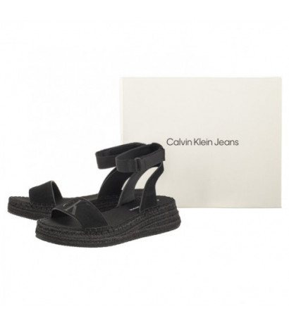 Calvin Klein Sporty Wedge Rope Su Con Black YW0YW00977 BDS (CK456-a) kingad