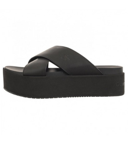 Calvin Klein Flatform Cross MG UC Triple Black YW0YW01349 0GT (CK466-a) kingad