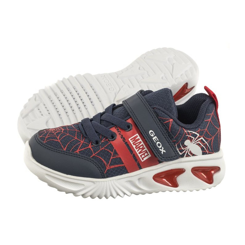 Geox J Assister B.D - Mesh+GBK Navy/DK Red J45DZD 01454 C4244 (GE142-a) spordijalatsid