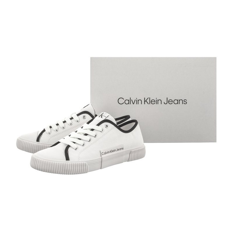 Calvin Klein Low Cut Lace-Up Sneaker V3X9-80873-0890 100 White (CK467-a) kingad