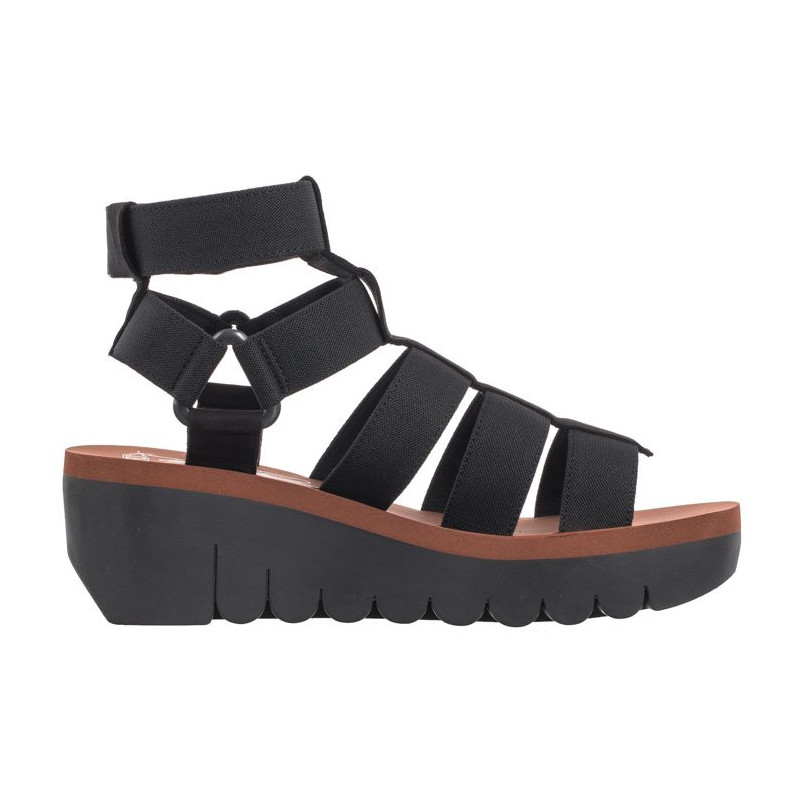 FLY London Yufi Cupi/Elas Blk/Blk/Brick P145032003 (FL401-a) kingad