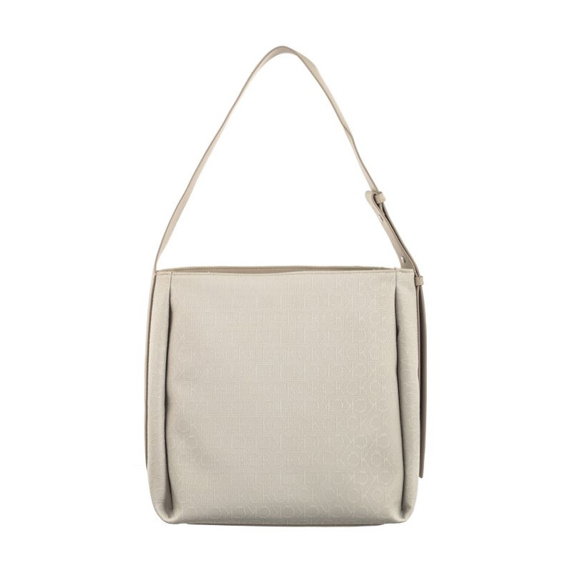 Calvin Klein Gracie Bucket Bag_JCQ Mono Stoney Beige Jacquard Mono K60K611663 PEA (CK474-a) käekott