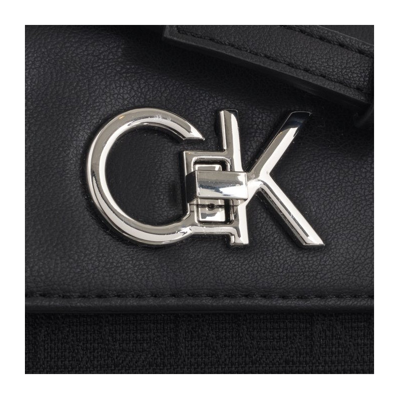 Calvin Klein Re-Lock Mini Crossbody Bag_JCQ Black Jacquard Mono K60K611989 0GK (CK478-b) käekott