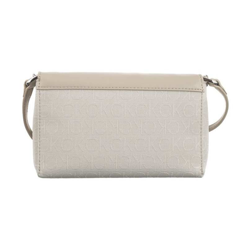 Calvin Klein Re-Lock Mini Crossbody Bag_JCQ Dk Ecru Jacquard Mono K60K611989 PC4 (CK478-a) käekott