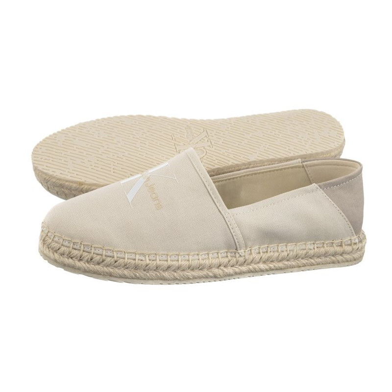 Calvin Klein Espadrille Ml Btw CreamWhite/Eggshell YW0YW01376 0GI (CK486-a) kingad