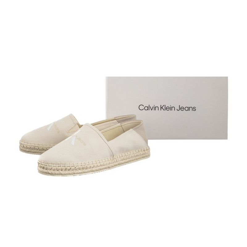 Calvin Klein Espadrille Ml Btw CreamWhite/Eggshell YW0YW01376 0GI (CK486-a) kingad