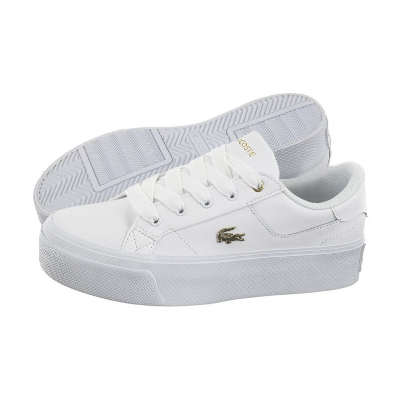 Lacoste Ziane Platform 124 2 Cfa Wht/Gld 745CFA0005.216 (LC434-b) spordijalatsid