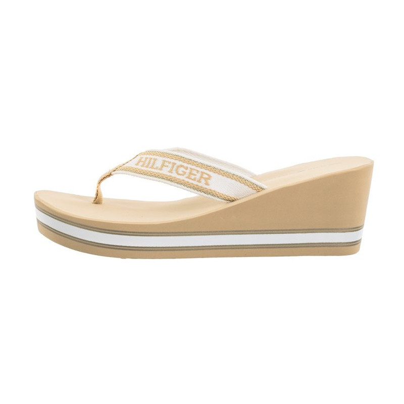 Tommy Hilfiger Hilfiger Wedge Beach Sandal Hervest Wheat FW0FW07903 ACR (TH1059-b) kingad