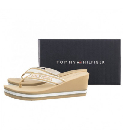 Tommy Hilfiger Hilfiger Wedge Beach Sandal Hervest Wheat FW0FW07903 ACR (TH1059-b) kingad