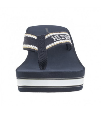 Tommy Hilfiger Hilfiger Wedge Beach Sandal Space Blue FW0FW07903 DW6 (TH1059-a) kingad