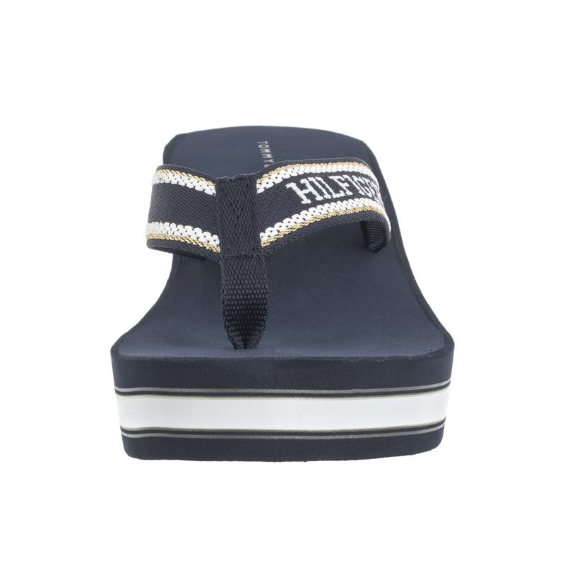 Tommy Hilfiger Hilfiger Wedge Beach Sandal Space Blue FW0FW07903 DW6 (TH1059-a) kingad