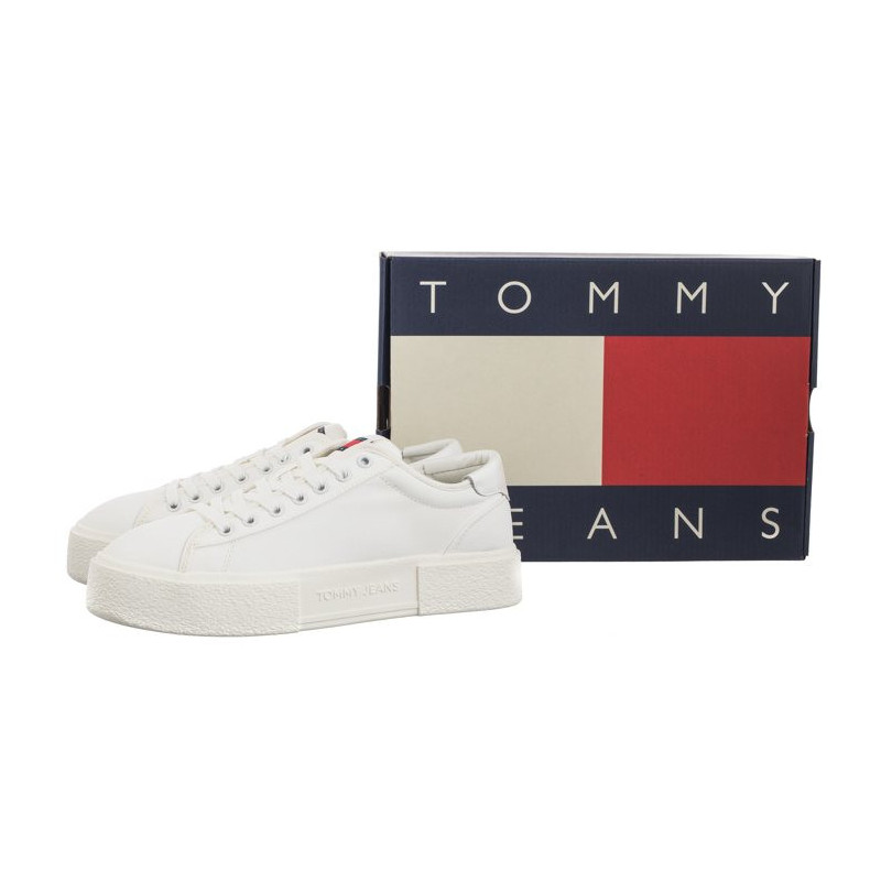 Tommy Hilfiger Tjw Foxing Flatform Sneaker Ecru EN0EN02480 YBL (TH1051-a) spordijalatsid