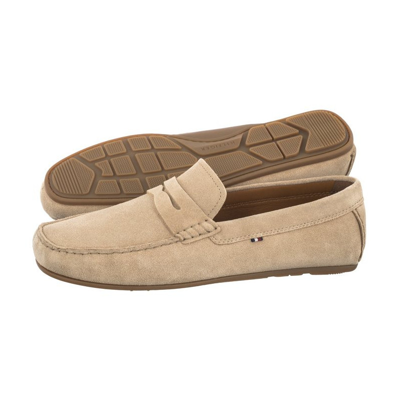 Tommy Hilfiger Casual Hilfiger Suede Driver Beige FM0FM04998 AEG (TH1054-b) kingad