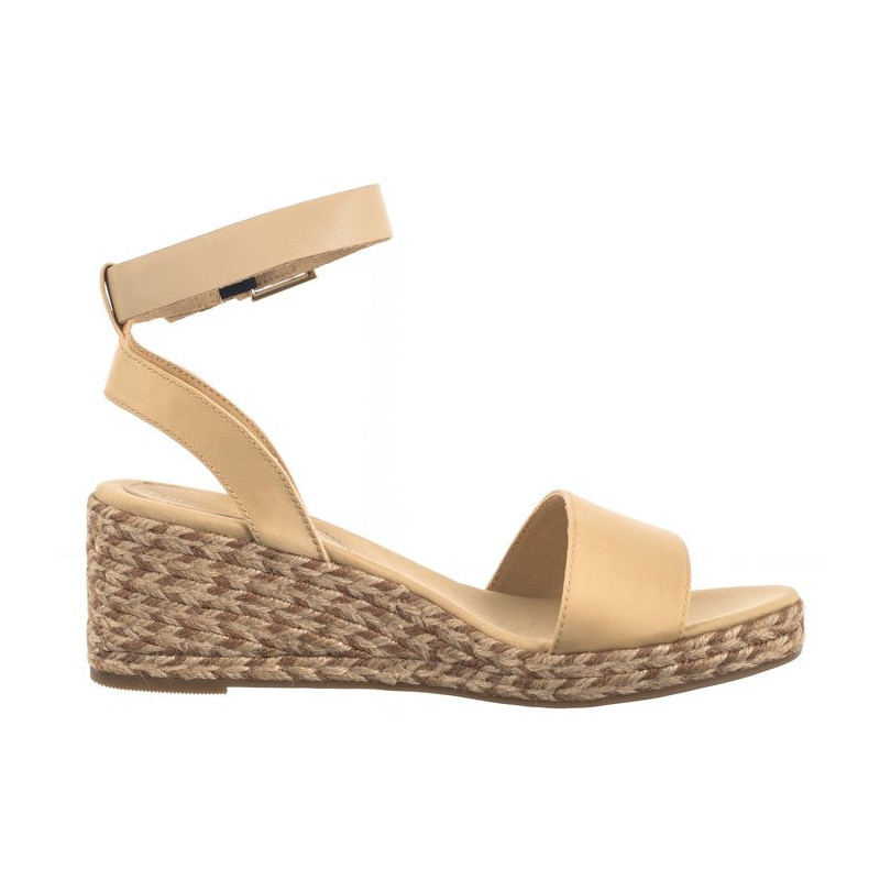 Tommy Hilfiger Colorful Wedge Satin Sandal Hervest Wheat FW0FW07913 ACR (TH1058-a) kingad