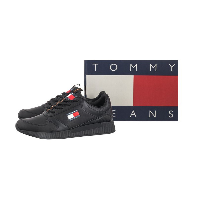 Tommy Hilfiger Tommy Jeans Flexi Runner Black EM0EM01409 BDS (TH1055-a) spordijalatsid