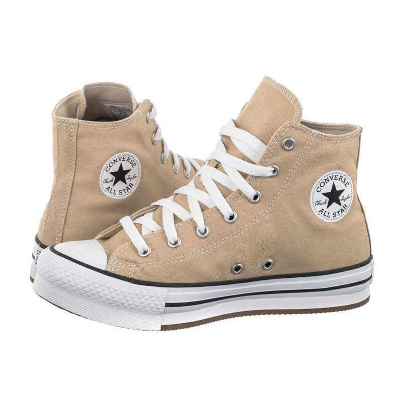 Converse CTAS Eva Lift Hi Nutty Granola/White/Black A06344C (CO660-a) kingad