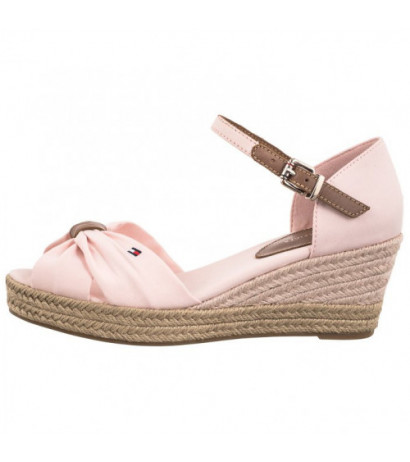 Tommy Hilfiger Basic Open Toe Mid Wedge Whimsy Pink FW0FW04785 TJQ (TH1078-b) kingad