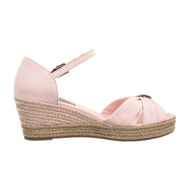 Tommy Hilfiger Basic Open Toe Mid Wedge Whimsy Pink FW0FW04785 TJQ (TH1078-b) kingad